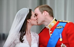 The first Royal kiss